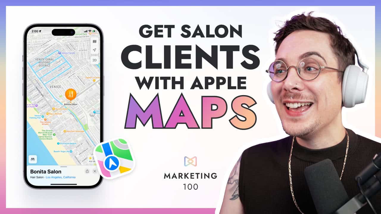 how to get more clients as a hairstylist with apple maps
