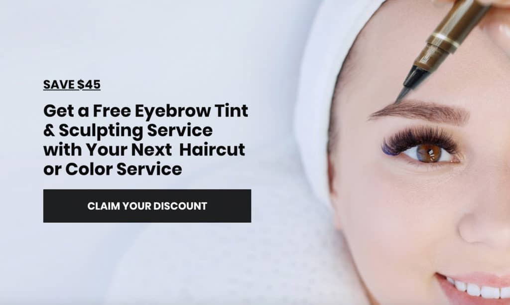 Salon Facebook Offer Promoted with Facebook ads