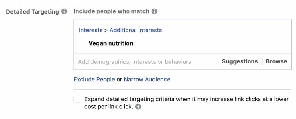 Hair salon facebook ad interest targeting