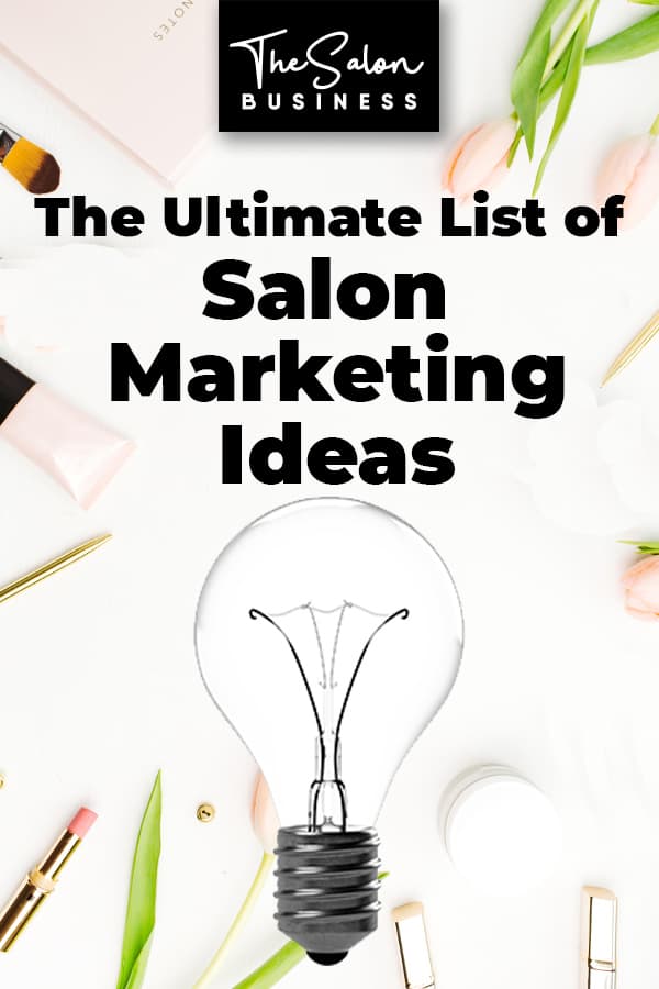 Salon marketing ideas