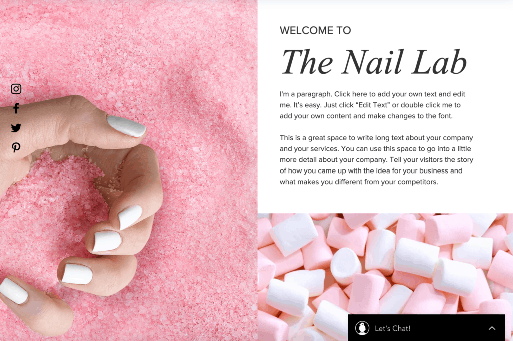 8 best nail salon website templates and designs | Webflow Inspo