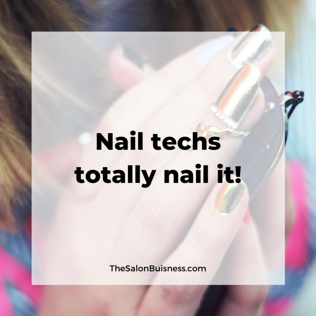 Catchy nail quotes - funny nail quotes - woman with gold nails holding glasses