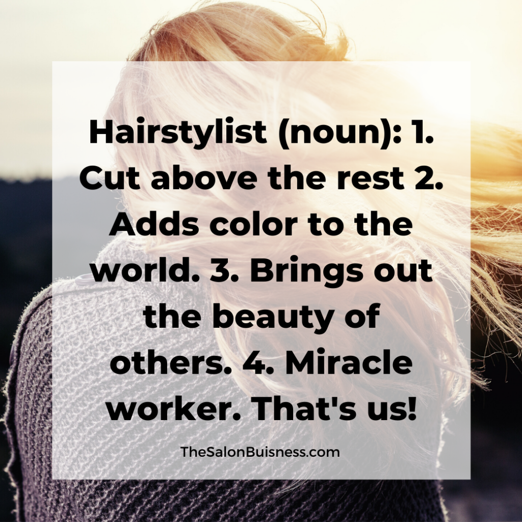 hair stylist quotes for business cards