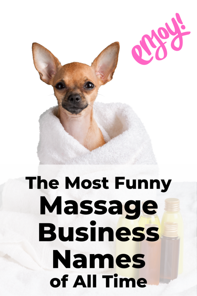 Funny Massage Business Names