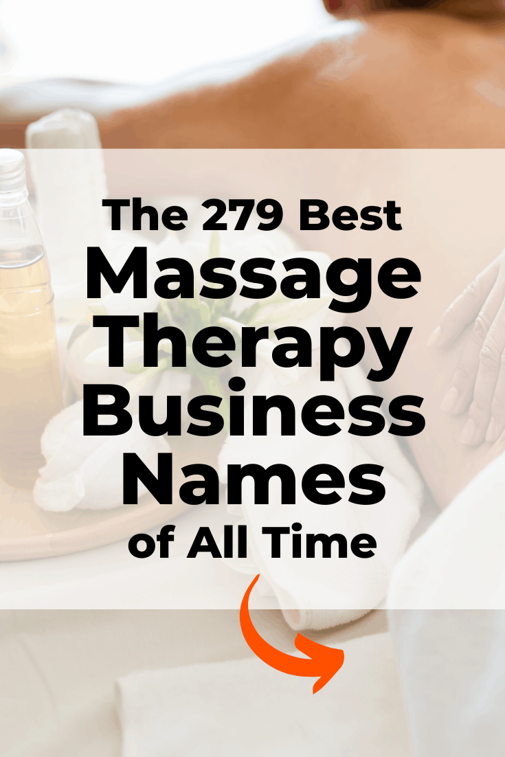 279 Unique Massage Business Names 8018