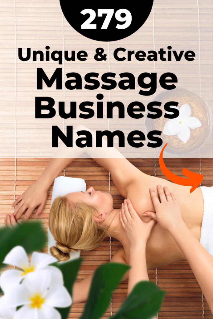Unique & Creative Massage Business Names