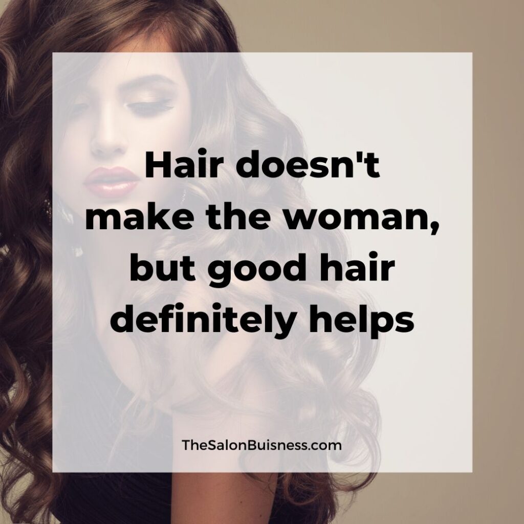 Beautiful hair quotes - woman with beautiful curly long brown hair