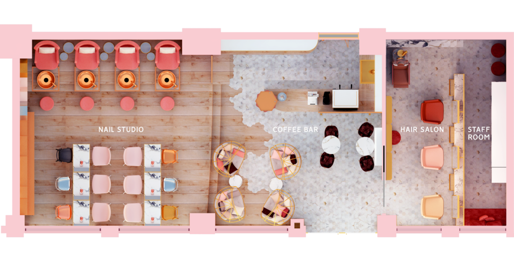 nail salon designs floor plan