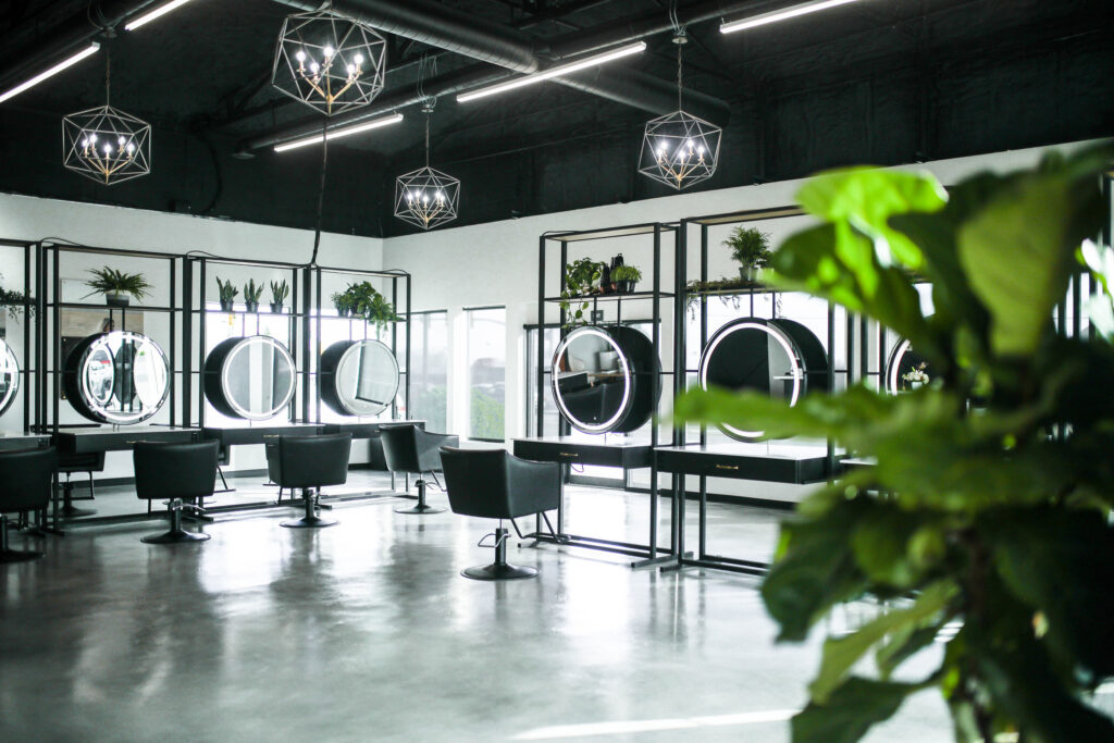 best track lighting for hair salon