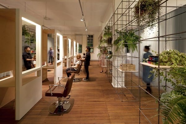 modern hair salon design