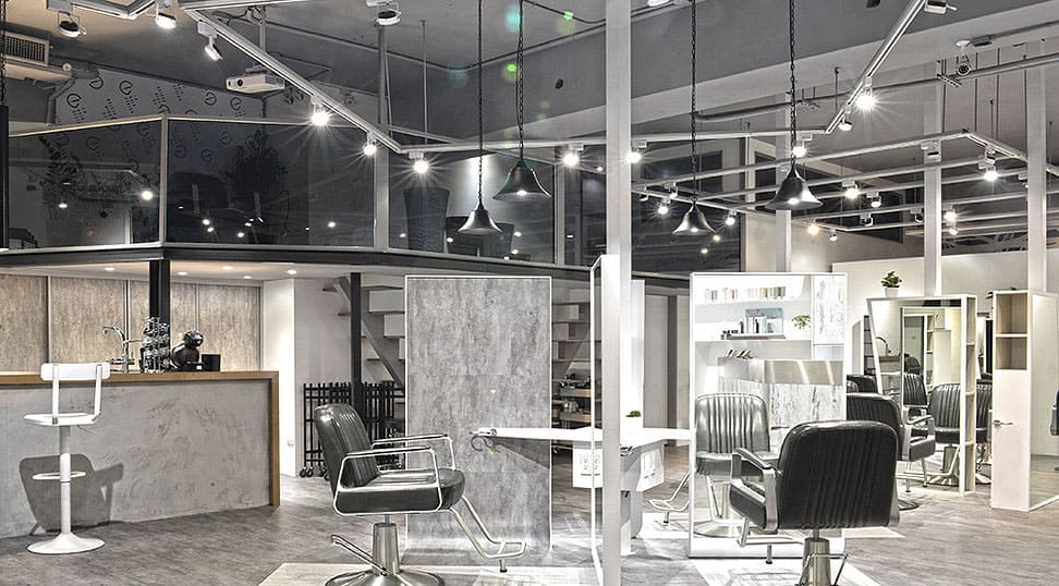 Hair salon layout design