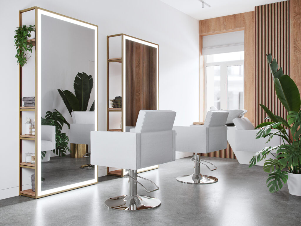 modern hair salon design