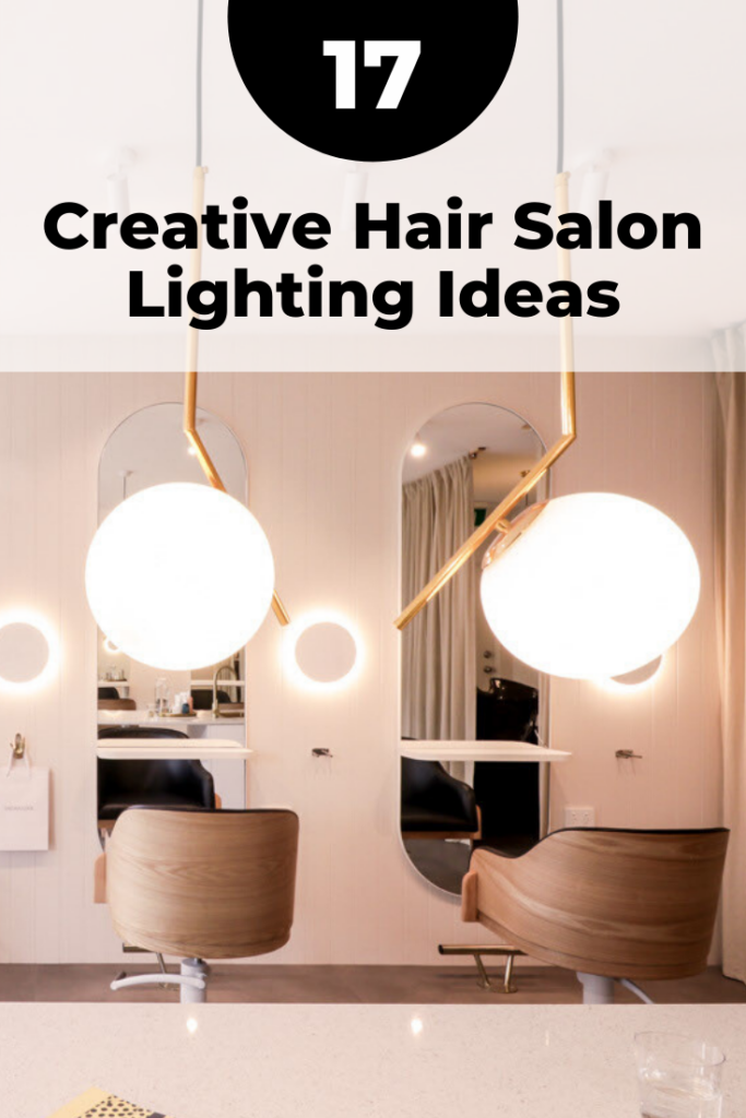 Salon on sale lighting design