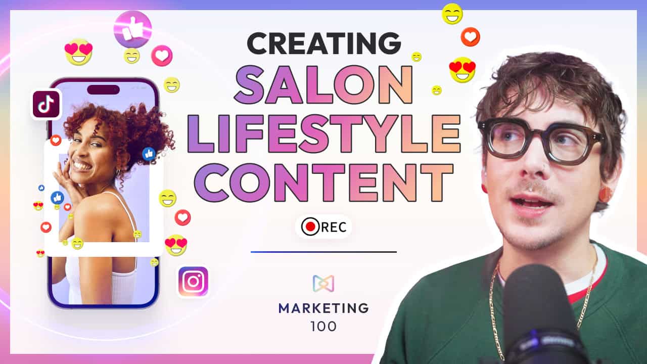 salon social media content
