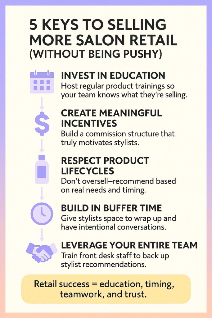5 keys to selling more salon retail