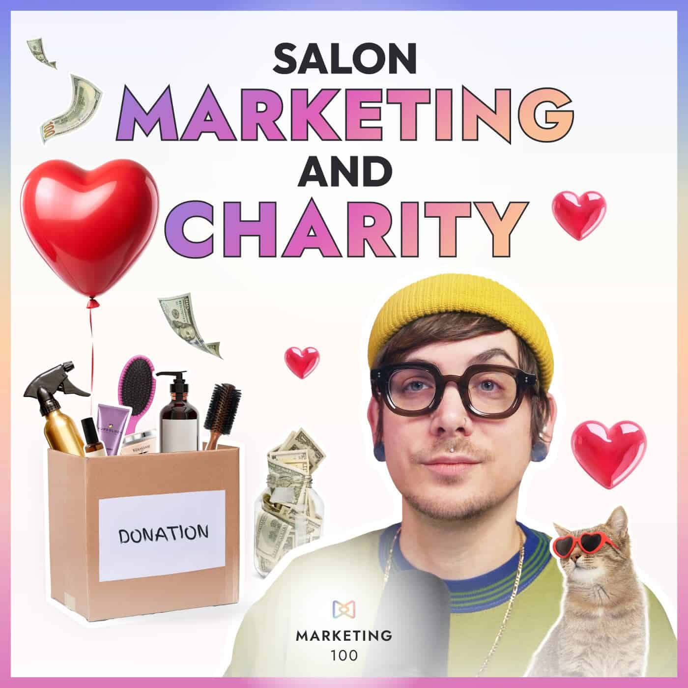 Salon marketing and charity