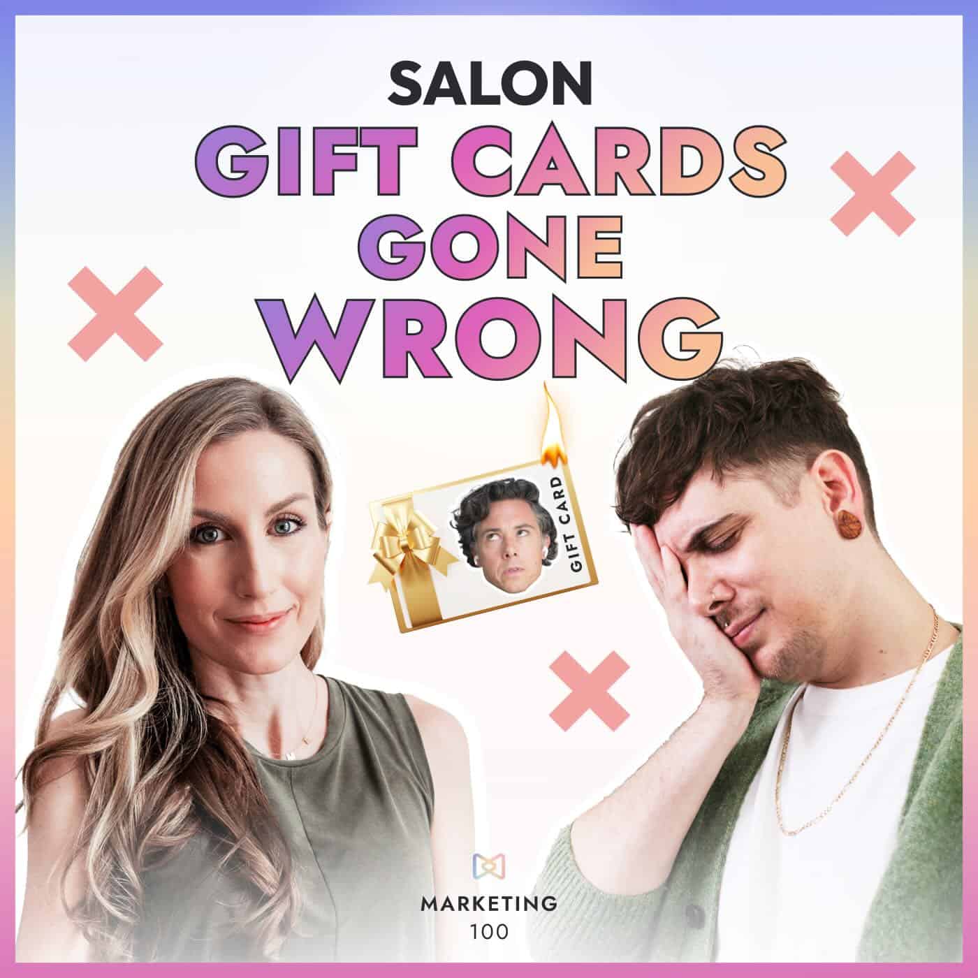 Image with the heading: Salon gift cards gone wrong