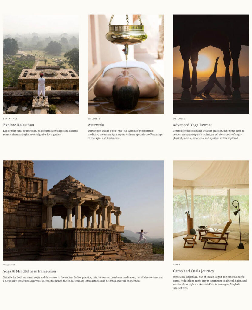 website design Amanbagh Spa Resort