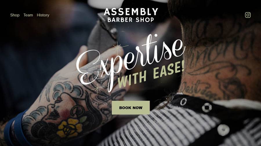 Website: Assembly Barbershop