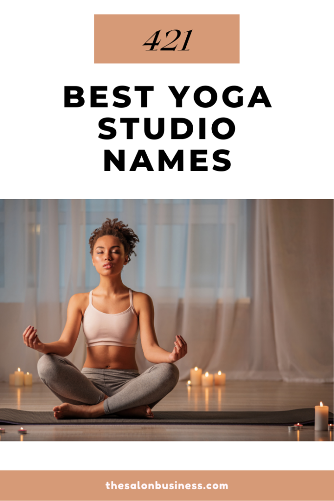 best yoga studio names