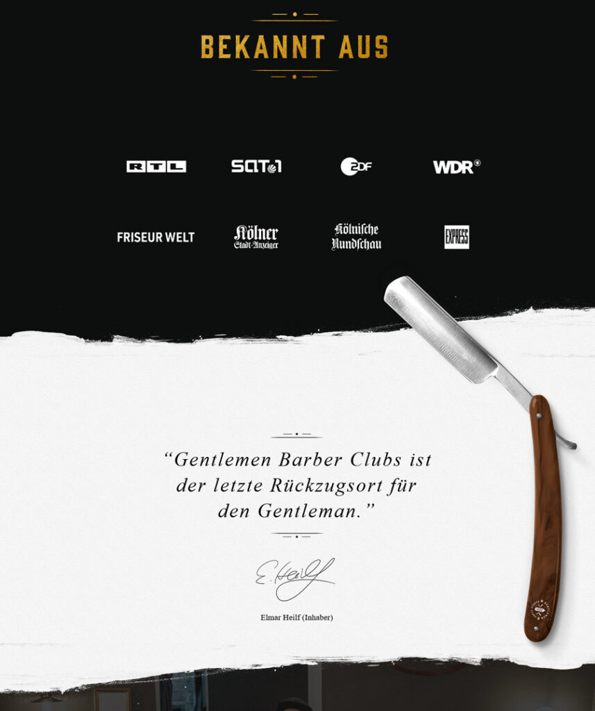Website: Gentlemen Barber Clubs