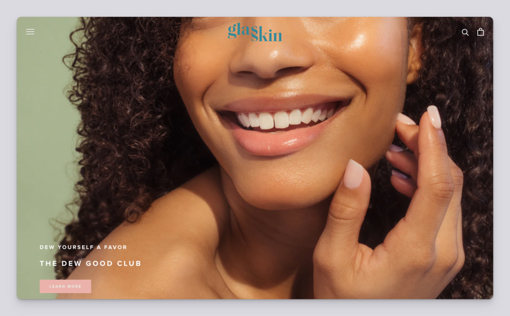 Glasskin spa website