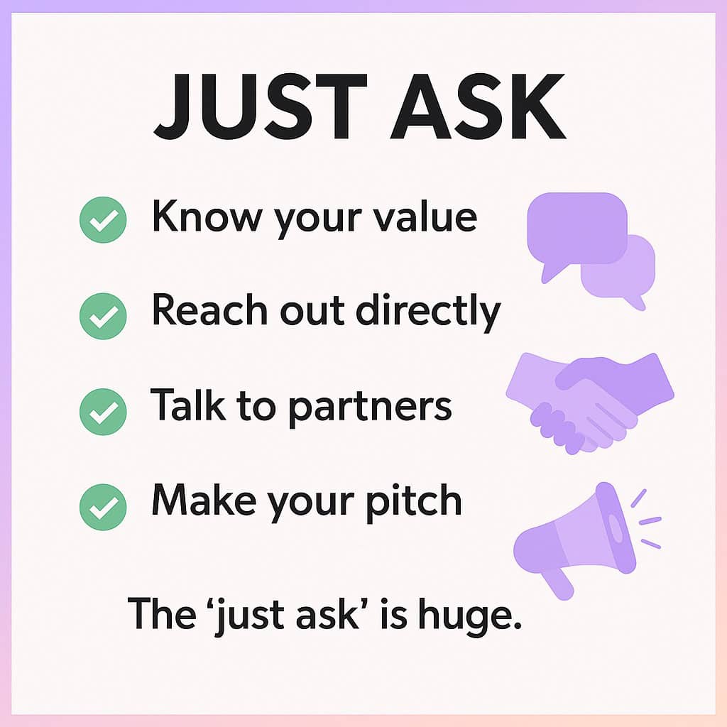 Infographic about just asking