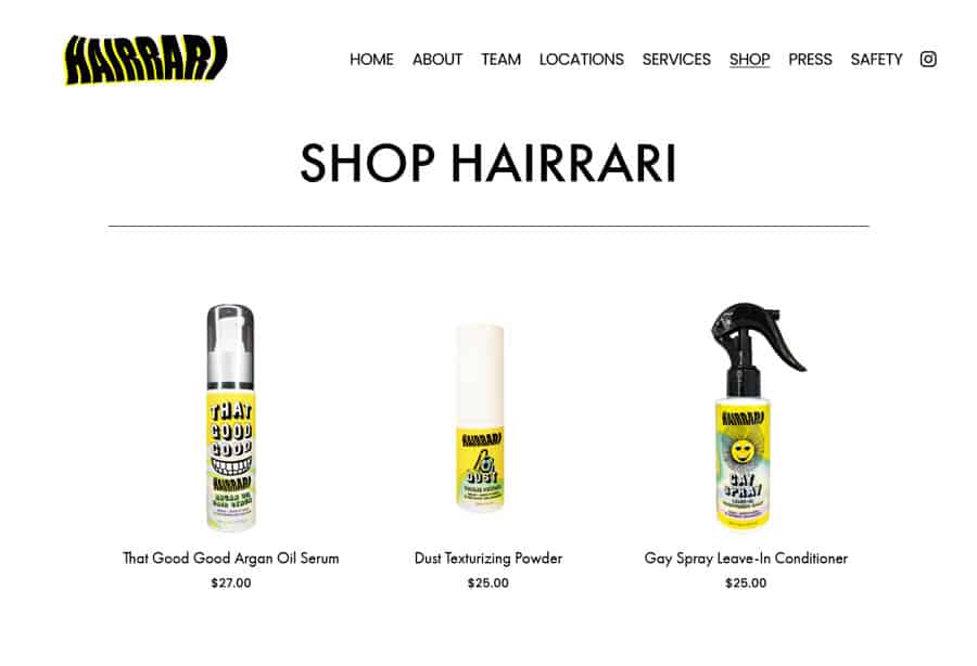 Website: Hairrari Barbershop