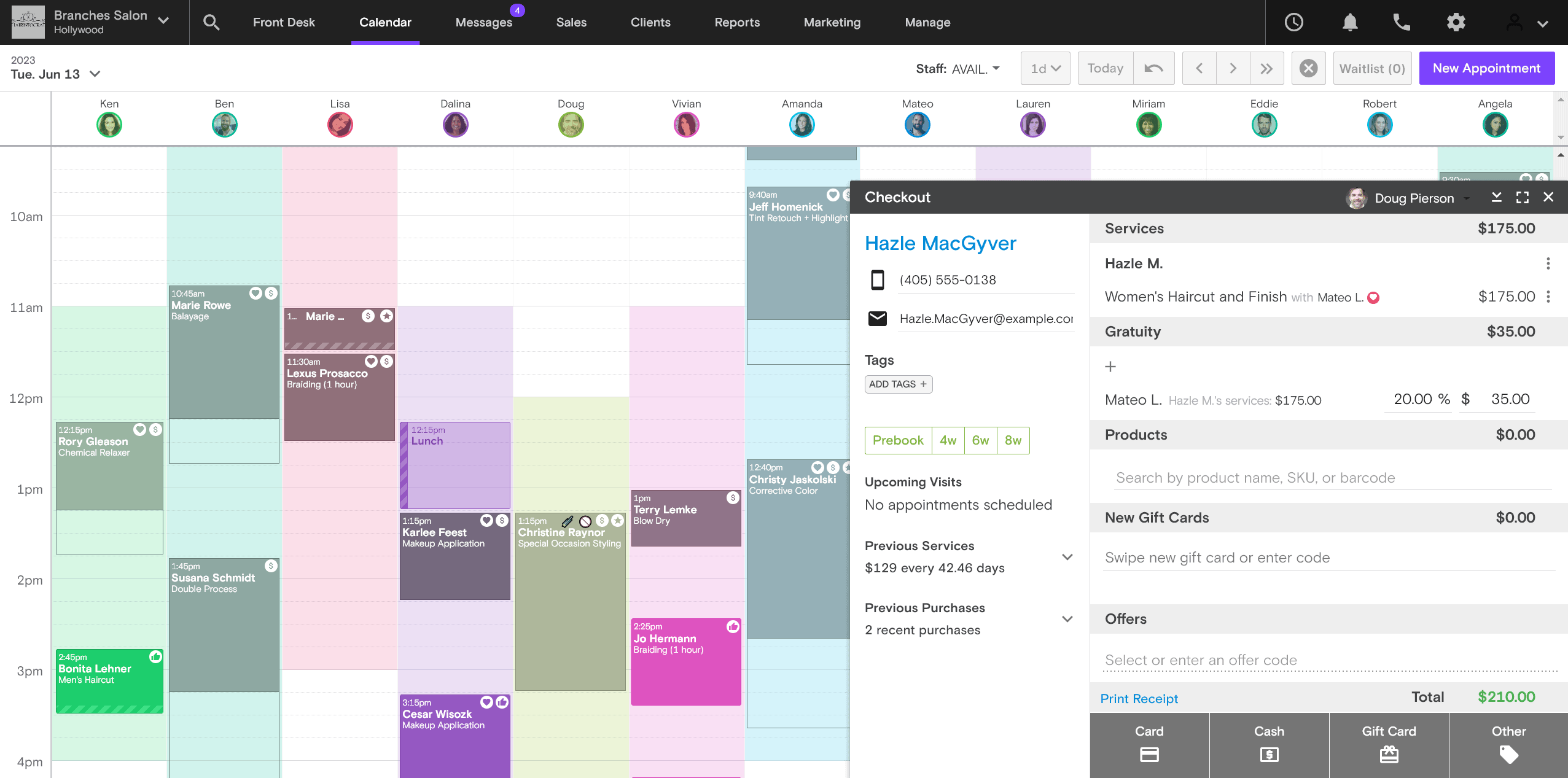 2024 Appointment Book 15 Minute Increments: Weekly and Daily Agenda with  Tabs & Hourly Schedule for Spas, Salon, Business or Personal | Colorful