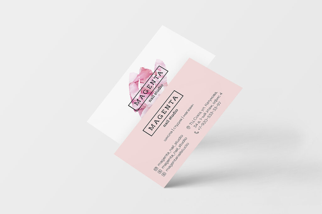 nail studio salon logo template