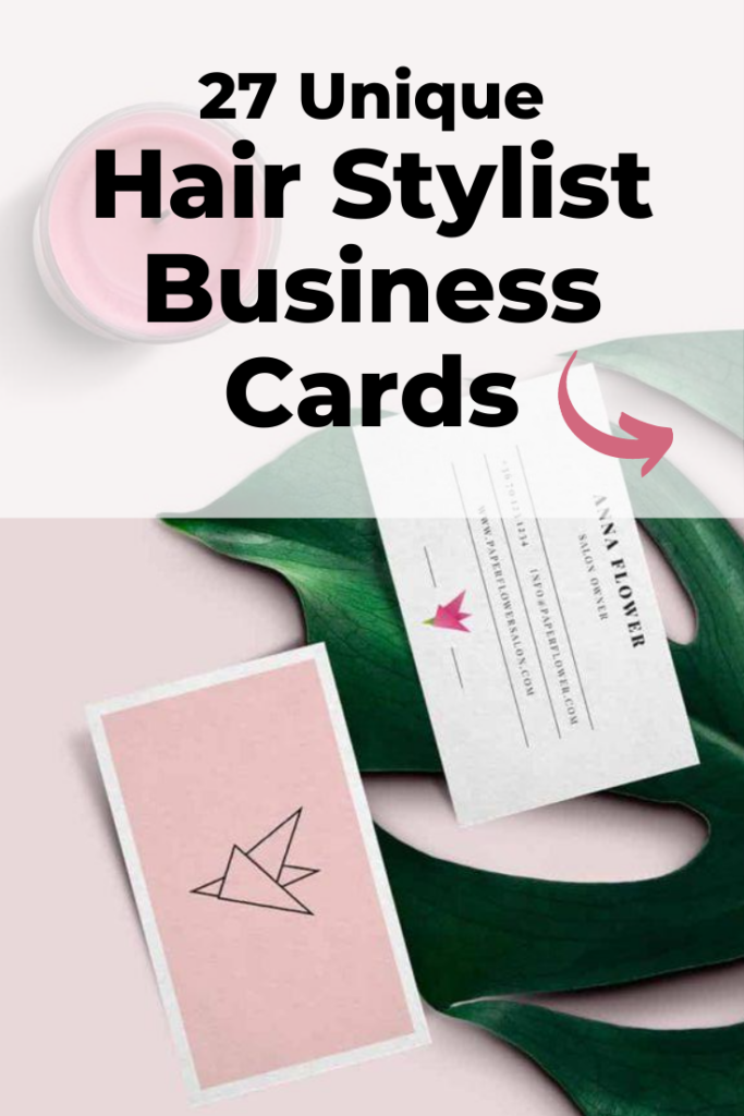 27 Truly Unique Salon & Hairstylist Business Cards [Images]