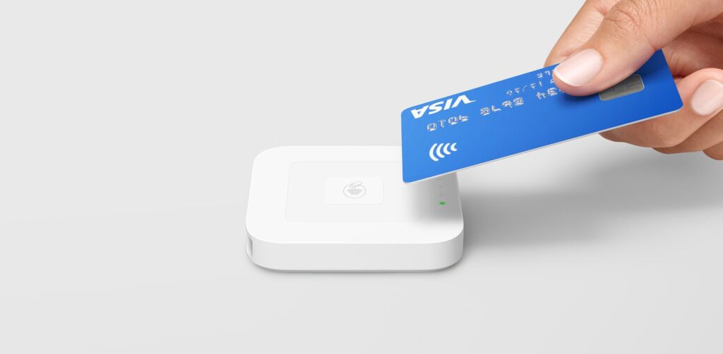 Square contactless card reader