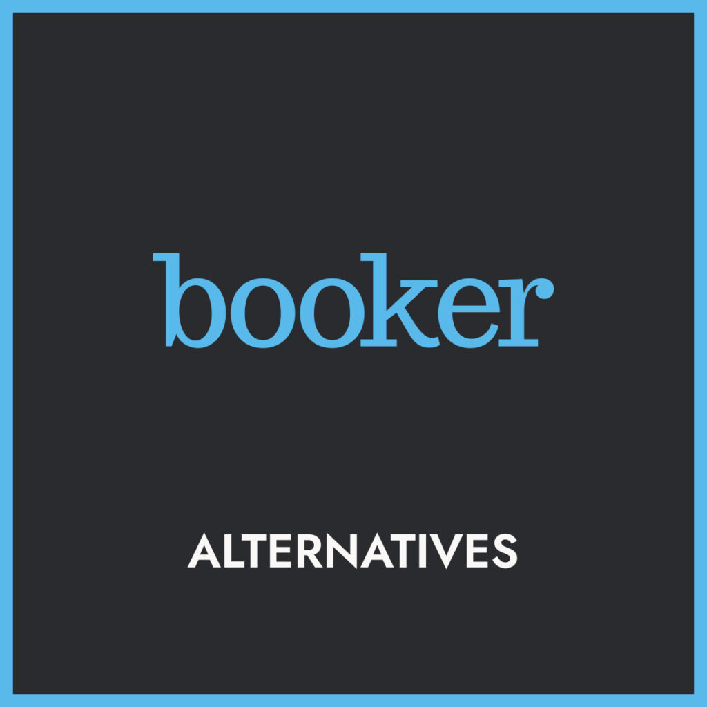 Booker logo above the word "alternatives"