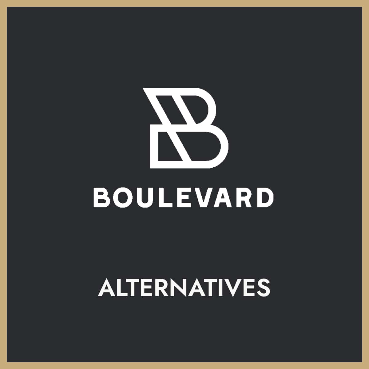 Boulevard company logo above the word "alternatives"