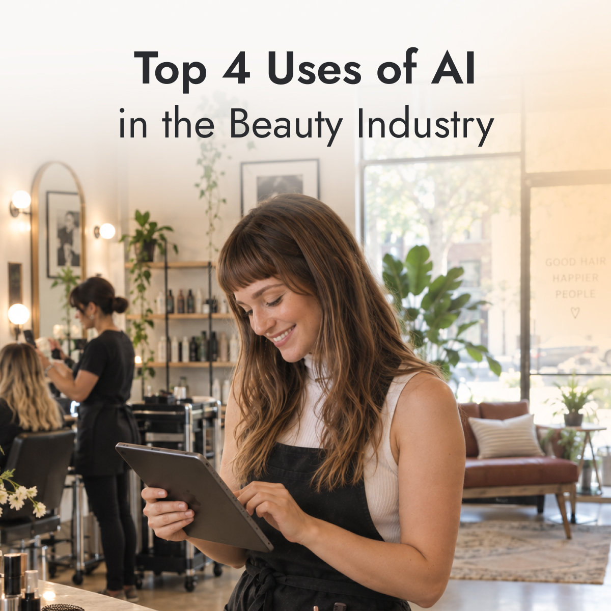 Top 4 uses of AI in the beauty industry.