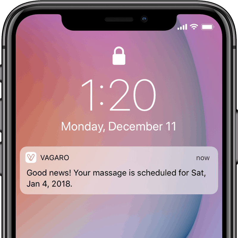 Vagaro app notifications